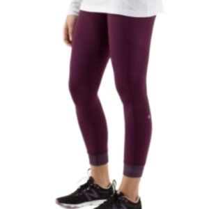 Lululemon En Route Crop Plum *RARE*